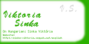 viktoria sinka business card